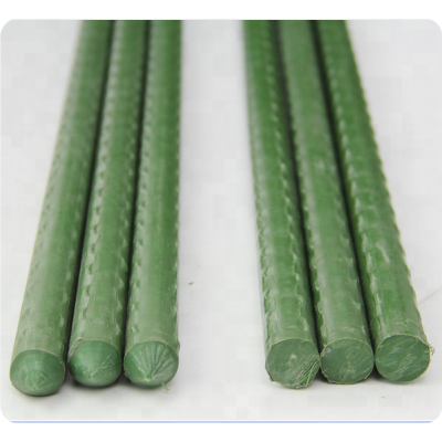 Green metal garden stakes for climbing plants