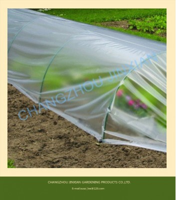 Greenhouse plastic film covers for garden